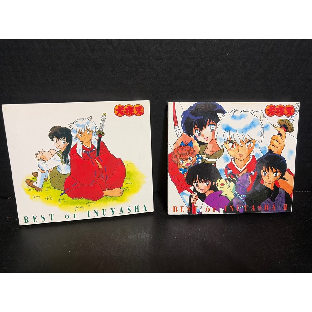 Best of Inuyasha I & II Anime Soundtrack CD Set Slipcovers ALCA-8189 MICA-0313